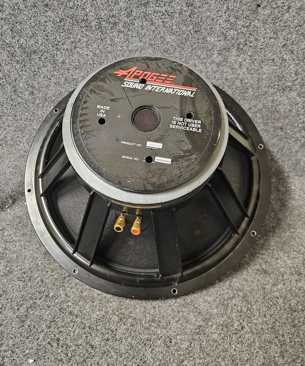 Apogee Sound 18” 8ohm Subwoofer made by Eminence | eBay