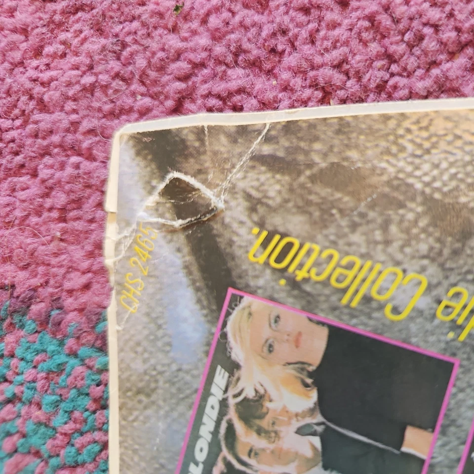 Blondie The Tide Is High  signed cover Vinyl Blue Injection  Chrysalis Label Foto 4 de 4