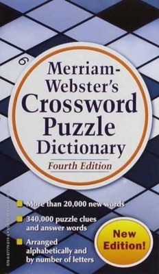 Merriam Webster's Crossword Puzzle Dictionary by Merriam-Webster Inc. (English)