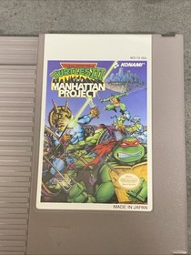Teenage Mutant Ninja Turtles III 3 The Manhattan Project (NES) w/ Manual Tested