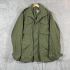 Vtg 60s M-65 Field Jacket Mens Small Long Vietnam US Army Military OG-107 NO ZIP