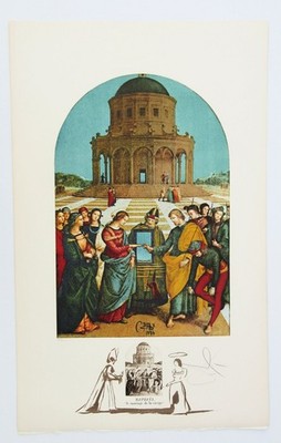 Salvador Dali Raphael: Le Mariage dela Vierge 1974 Signed Lithograph 35-1/4 x 25