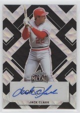 2022 Leaf Metal Black Wave 2/3 Jack Clark #BA-JC6 Auto 0tw4