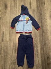 Super Mario Boys Hoodie And Jogger Sweatpants Set Size XS