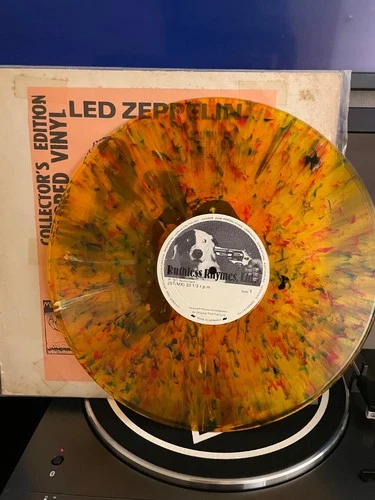 led zeppelin rare color vinyl Splatter