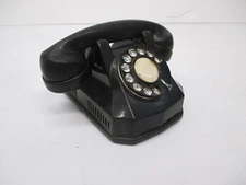 Vtg Art Deco Automatic Electric N 4023 Rotary Phone Desk Table Telephone As Is