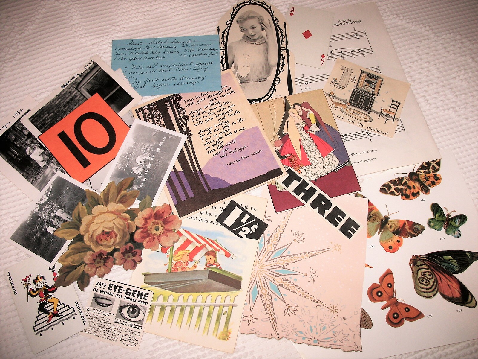 Junk Journal Ephemera Huge 100 piece Lot Vintage Paper eBay