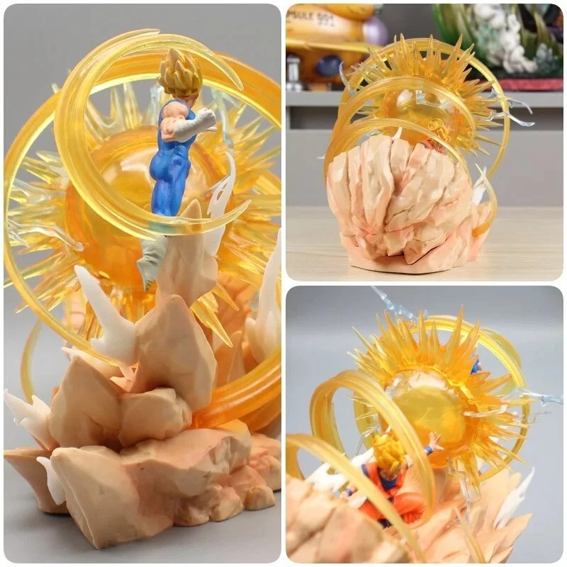 18cm Super Saiyan Goku vs. Vegeta Figure - Dragon Ball PVC Anime Collectible UK - Image 2 of 4