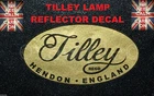 TILLEY LAMP REFLECTOR DECAL STICKER KEROSENE LAMP PARAFFIN LAMP