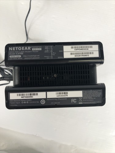 Netgear C3700 WiFi Cable Modem Router - Picture 5 of 5