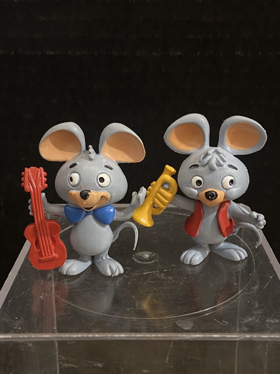 Hanna Barbera 1986 Comics Spain 2” PVC Figures Pixie & Dixie Hanna Barbera 1986 Comics Spain 2” PVC Figures Pixie & Dixie