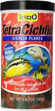 Tetracichlid Cichlid Flakes, Fish Food, Clear Water Advanced Formula, 5.65 Ounce