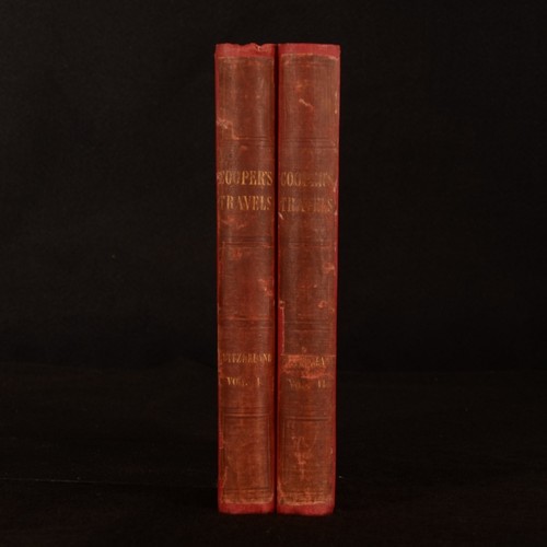1836 2vols Excursions in Switzerland James Fenimore Cooper New Edition
