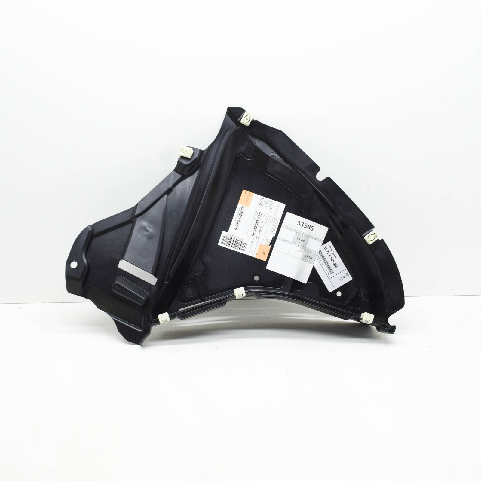 f328gts NEW BMW 6 GT G32 FRONT RIGHT BOTTOM WHEEL ARCH TRIM 51718060028