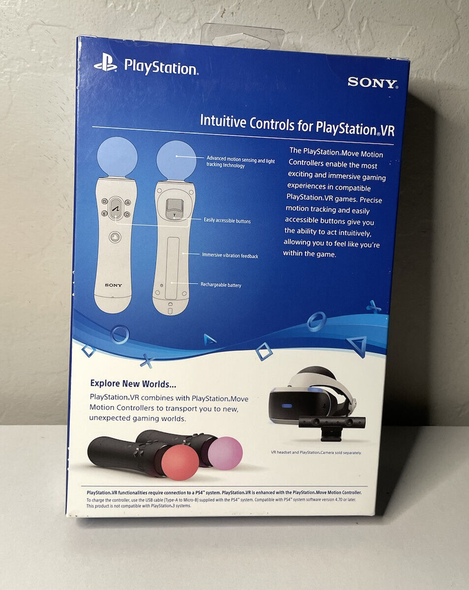 playstation move controller 2 (two controllers) PS4 and PSVR | eBay