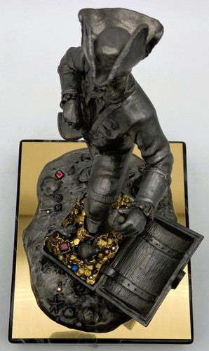 Michael Ricker Zinn Captain Kidd Piratenserie Statue #114 von 500, kostenloser Versand - Bild 11 von 16