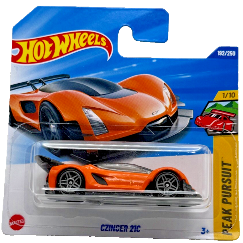 SUPER RARE 2025 HOT WHEELS PEAK PURSUIT #192 CZINGER 21C SHORT