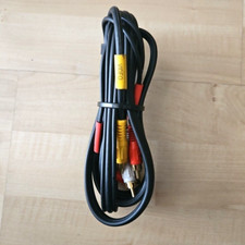 RCA Audio Video Cable 6FT AV Cable Red Yellow White 3 Male Connector Gold Plated