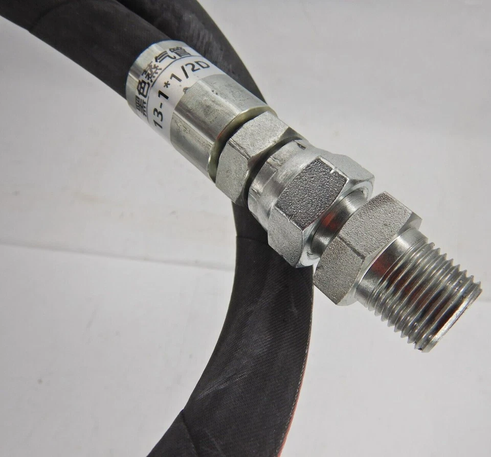 36” Hydraulic Hose Assembly Male NPT Male Hose 3/8 - Image 3 of 4