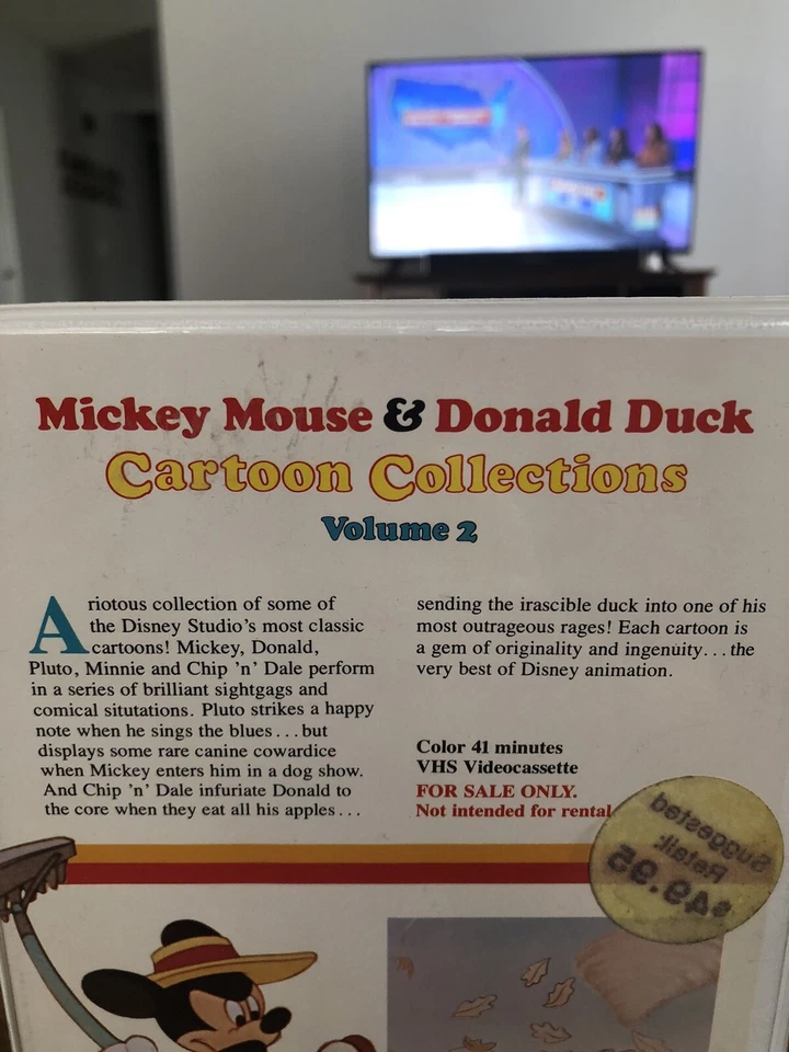 Walt Disney Video Mickey Mouse & Donald Duck Collection Vol. 2  (VHS, 1981) - Image 4 of 4