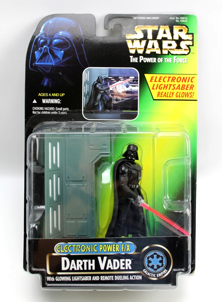 Darth vader green lightsaber action figure hot sale