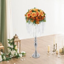 31.49'' Tall Flower Holder for Wedding Crystal Flower Stand, Weddings Decoration