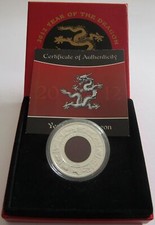 British Virgin Islands 10 Dollars 2012 Lunar Dragon Silver