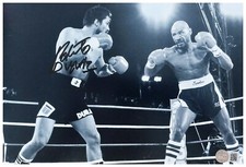 ROBERTO DURAN 12x8 photo AUTOGRAPH signed Marvin Hagler RACC COA ROBERTO DURAN 12x8 photo AUTOGRAPH signed Marvin Hagler RACC COA