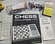 Electronic Fidelity Chess Game Replacement 29 Game Pieces Manual Instructions +