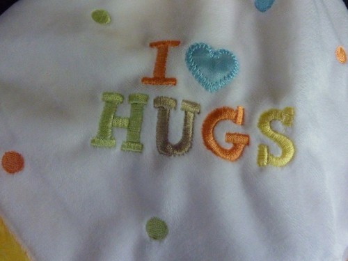 Carters Blanco I Love Abrazos Corazón Pato Lunares Manta de Seguridad Lovey Baby Set 2 - Imagen 7 de 8
