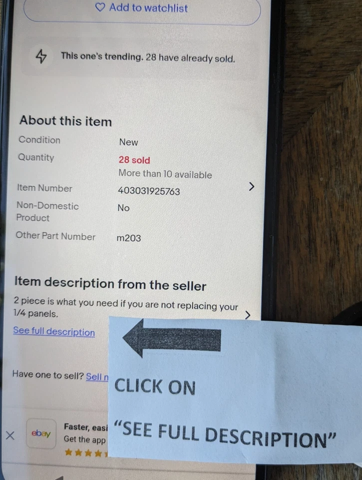 68-70 RoadRunner Tail Panel Cross Member Rail Bracket & Extension 5PC GTX B-Body — 第 2/2 张图片