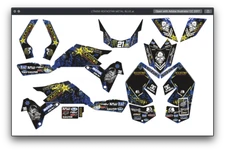 Fits Suzuki LTR450R GRAPHIC KIT STIKERS DECAL kit LTR 450r all years