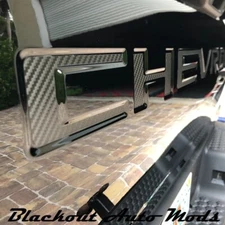 Carbon Fiber Tailgate Letter Decals For 2023-2026 Chevrolet Colorado