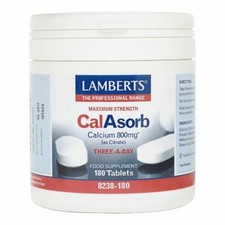 Lamberts Calasorb Tablets Calcium 800mg (180)...