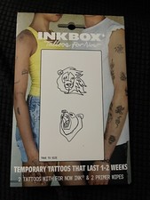 Inkbox Temporary Tattoos Butterfly Flower Water Resistant NEW