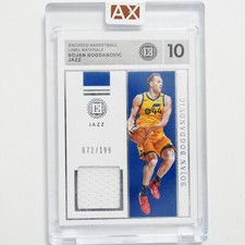 2019-20 Panini Encased Label Materials /199 Bojan Bogdanovic #LM-BBO