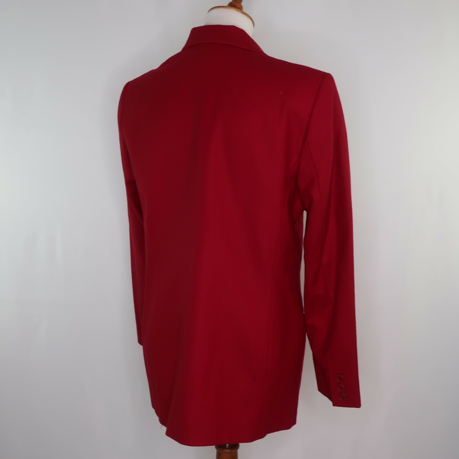 VTG Pendleton Virgin Wool Solid Red Jacket Blazer… - image 7