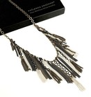 Chain Adjustable Necklace~#Krn0083~Retired ! Silpada~Kr Three Tone Fringe Tassel