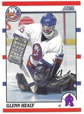 GLENN HEALY 1990-91 SCORE ROOKIE CARD NEAR MINT+ CONDITION