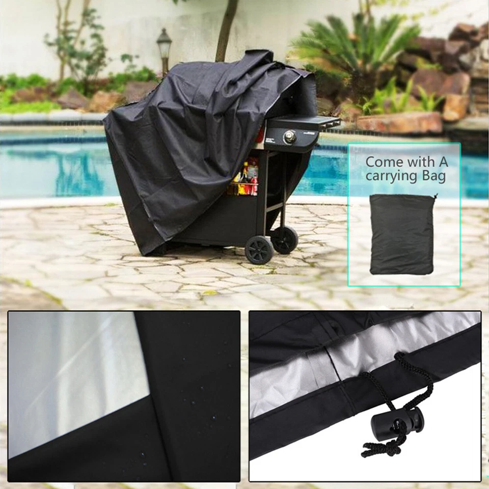S~XL BBQ Cover Waterproof Gas Charcoal Barbecue Grill Protector Outdoor VI - image 3 of 4