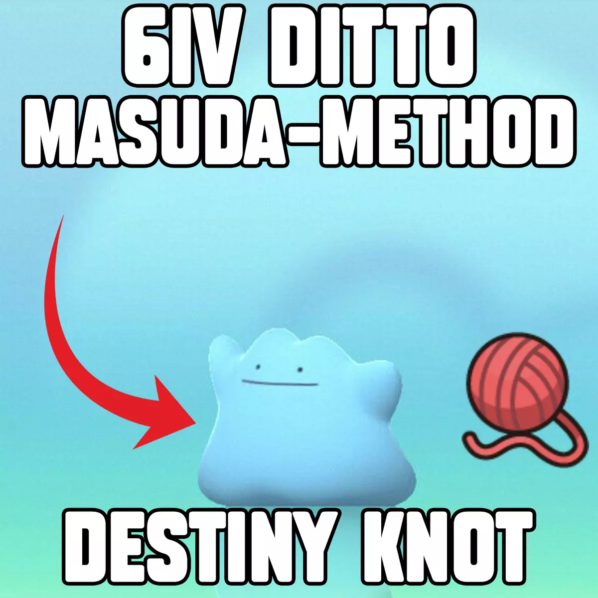 NEW BRILLIANT DIAMOND AND SHINING PEARL 6IV SHINY MASUDA DITTO + DESTINY  KNOT