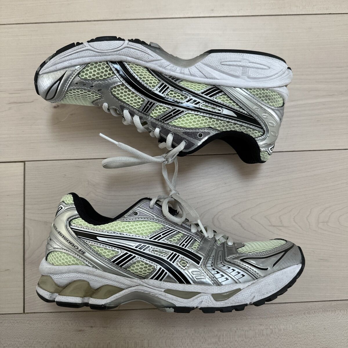 Asics Gel Kayano 14 Illuminate Yellow, Black, Metallic Shoes Asics Gel Kayano 14 Illuminate Yellow, Black, Metallic Shoes