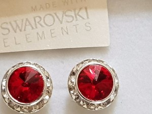 Original Swarovski Elements Cristal Aretes en Caja de Regalo 13mm 10 Colores!