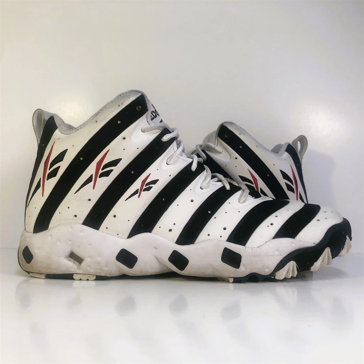 Buik parachute het formulier Reebok Big Hurt White/Black Retro 2014 V55132 Size 9.5 No Box Frank Thomas  | eBay