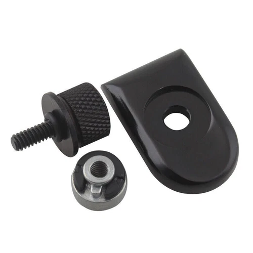 Para Harley Softail Sportster Guardabarros Trasero Asiento Perno Tuerca Perilla Montaje Tornillo Negro - Imagen 3 de 11