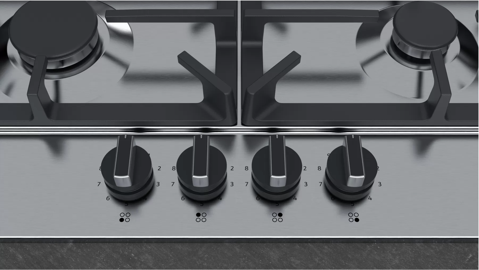 Neff - Piano cottura a Gas in acciaio inox - T27DS59N0