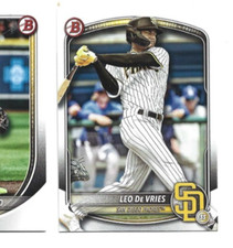 2025 Bowman San Diego Padres Leo De Vries Prospect card