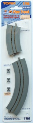 Tomix 1796 Wide Tram Super-Mini Curved Track C140-WT (Spur N)