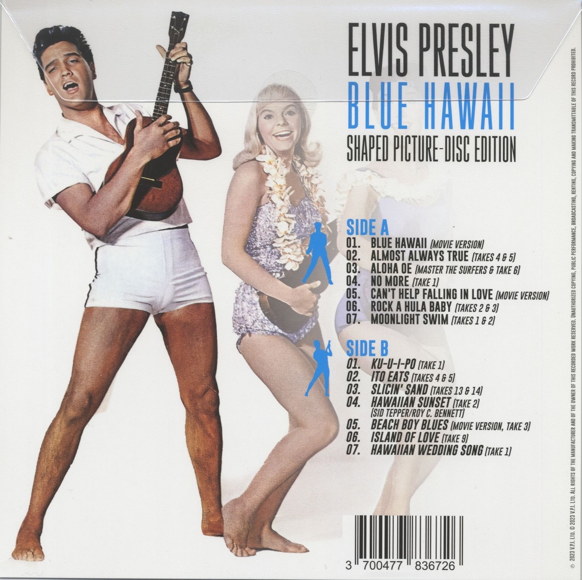 Elvis Presley Blue Hawaii UK英盤 LP Mono深溝 Elvis Presley – Blue Hawaii – Vinyl (LP, Album + 2 more
