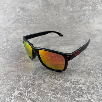 #ad Oakley Holbrook Sunglasses Black Frame Orange Lens With Box Case amp; Accessories $35.00
